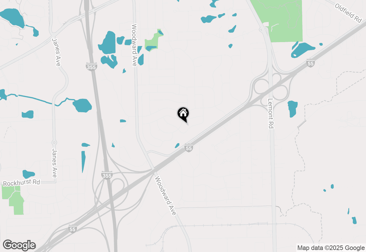 Map of 9131 Talcott Road, Woodridge, IL 60517