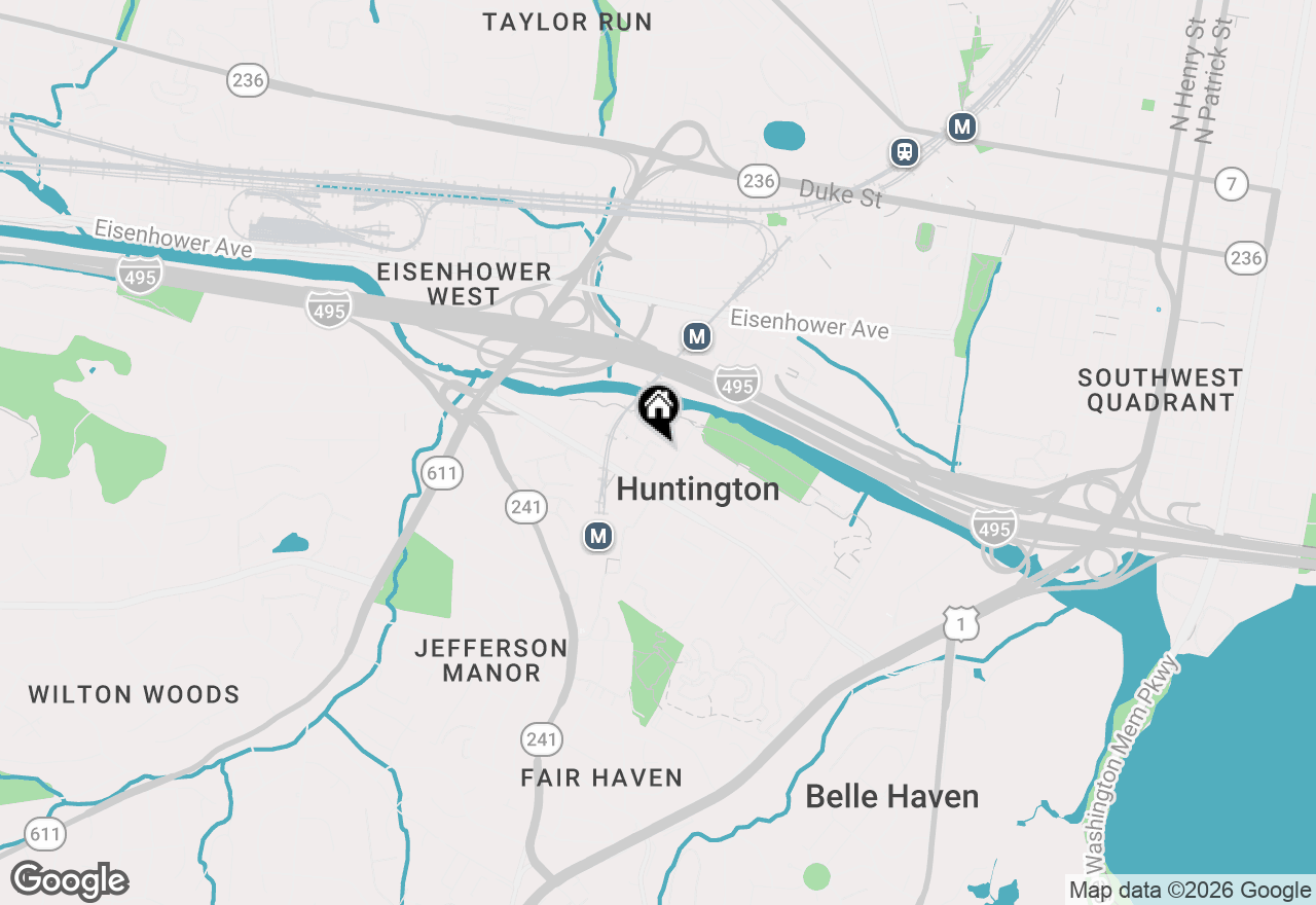 Map of 2303 Huntington Station Court, Alexandria, VA 22302