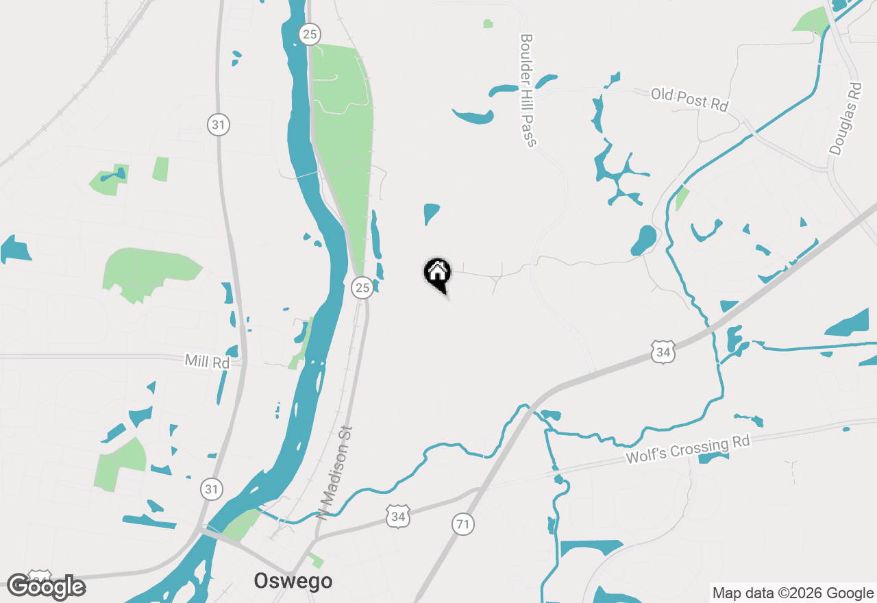 Map of 116 Northampton Drive, Oswego, IL 60543
