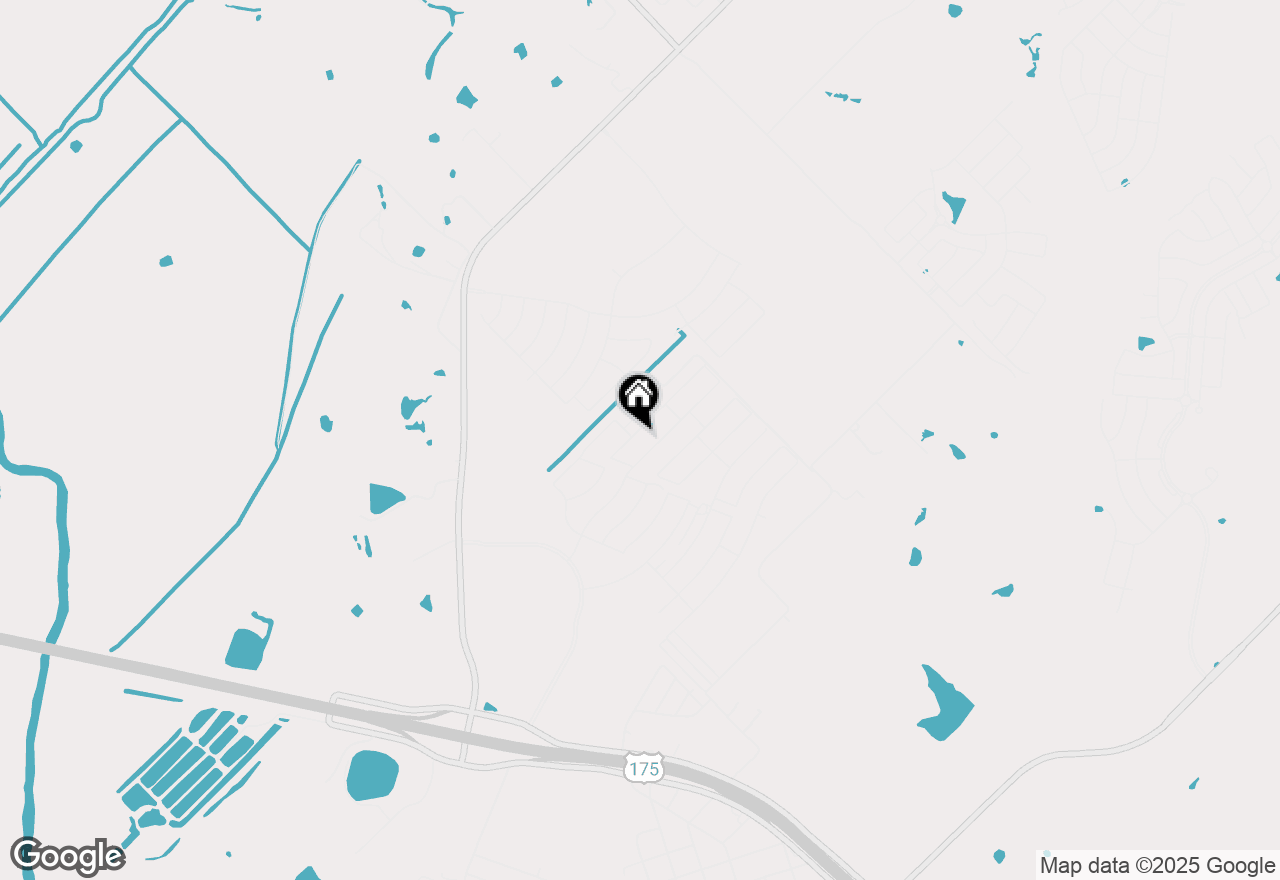 Map of 1328 Los Olmos Lane, Crandall, TX 75114