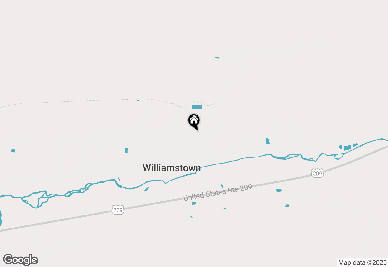 Map of 210 E Broad Street, Williamstown, PA 17098