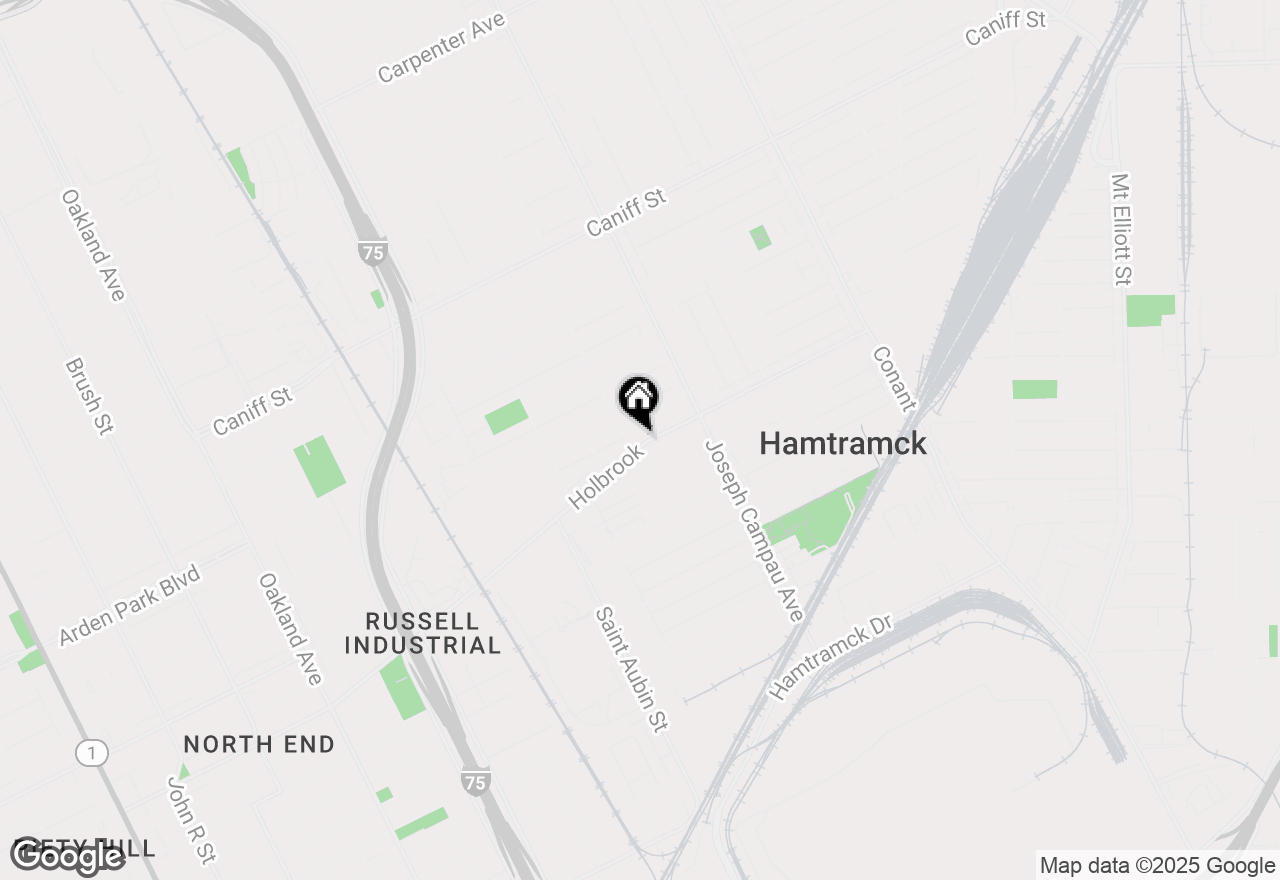 Map of 2621 Holbrook Street, Hamtramck, MI 48212