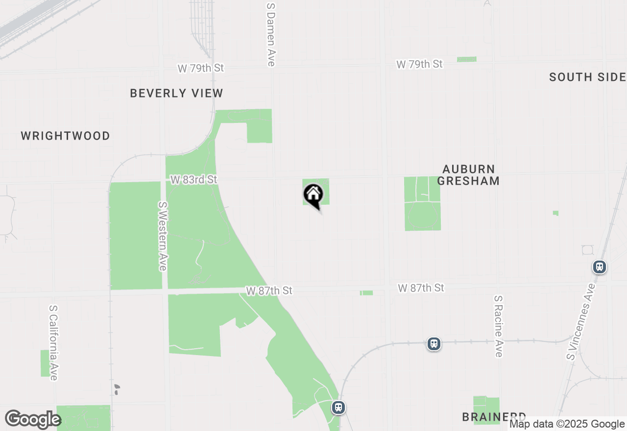 Map of 8422 S Honore Street, Chicago, IL 60620