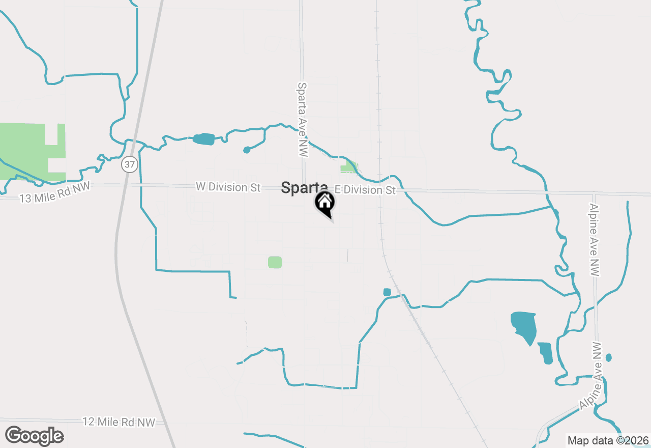Map of 69 Pearl Street, Sparta, MI 49345