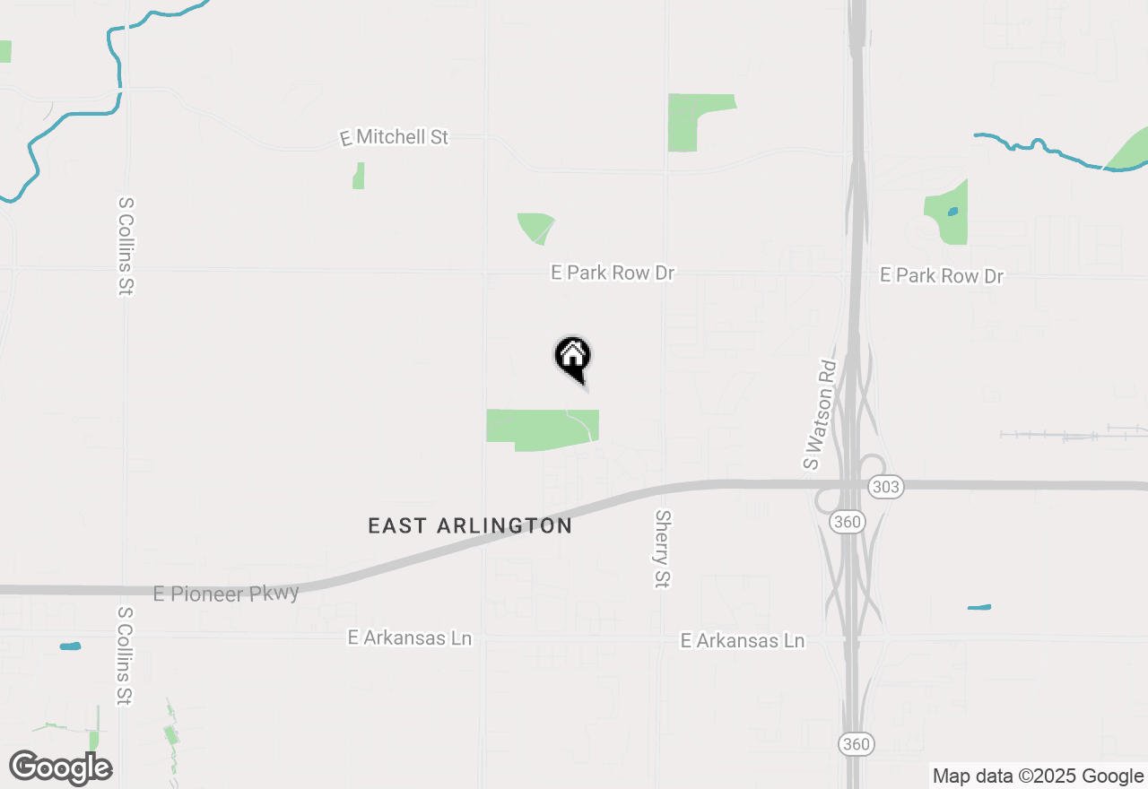 Map of 2001 Kent Drive, Arlington, TX 76010