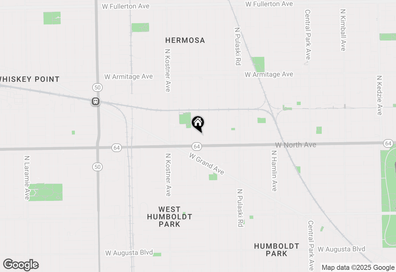 Map of 1631 N Tripp Avenue, Chicago, IL 60639