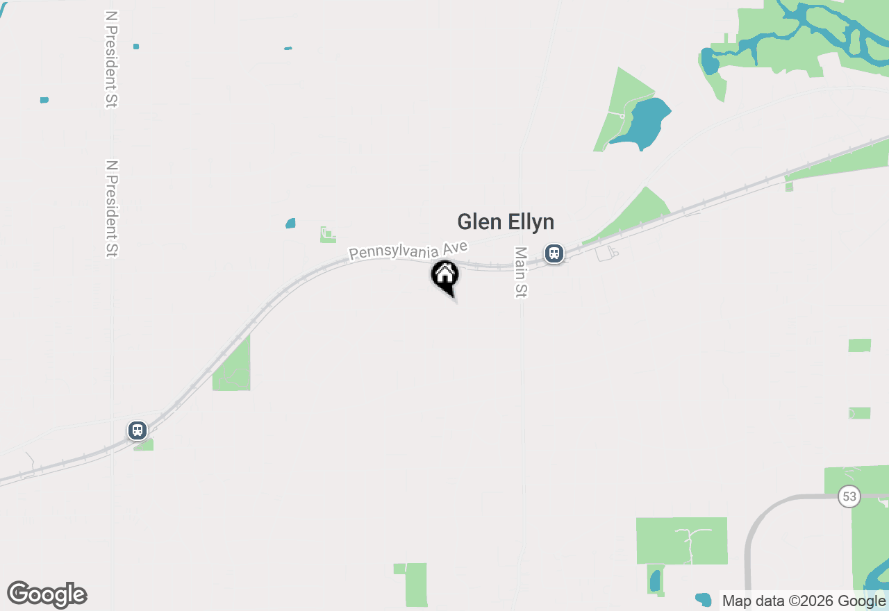 Map of 404 Melrose Avenue #103, Glen Ellyn, IL 60137