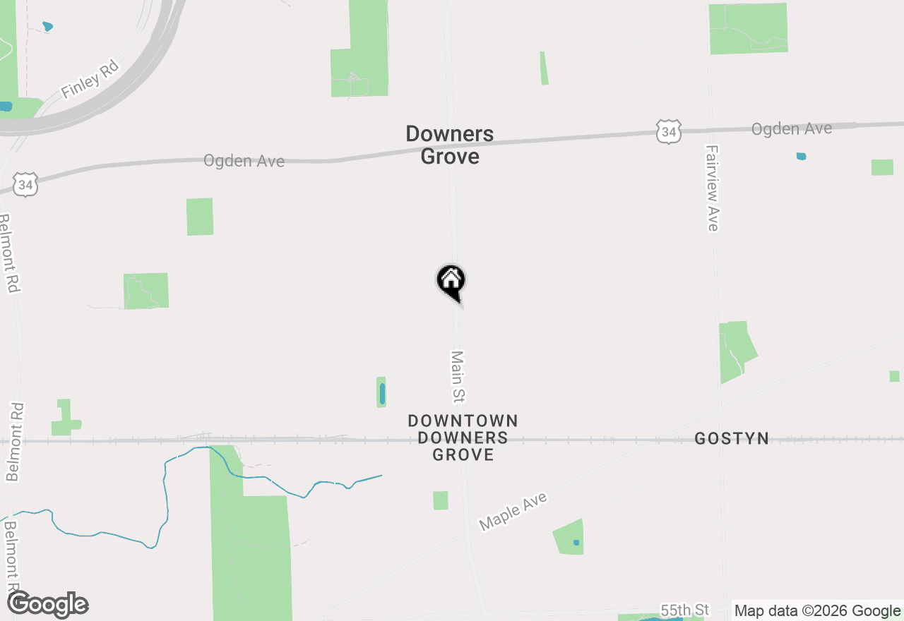 Map of 4712 Main Street, Downers Grove, IL 60515