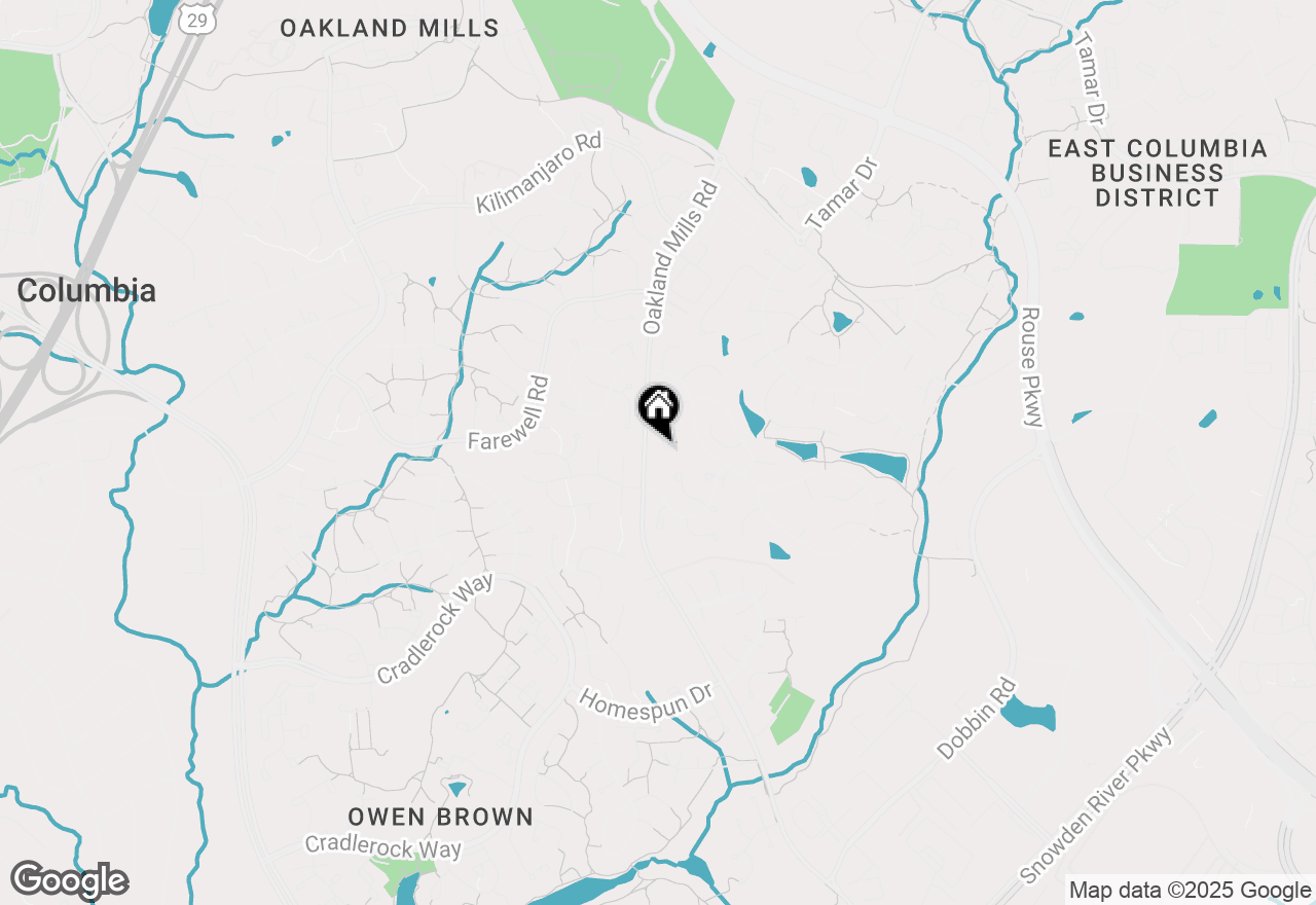 Map of 6356 Red Haven Road, Columbia, MD 21045