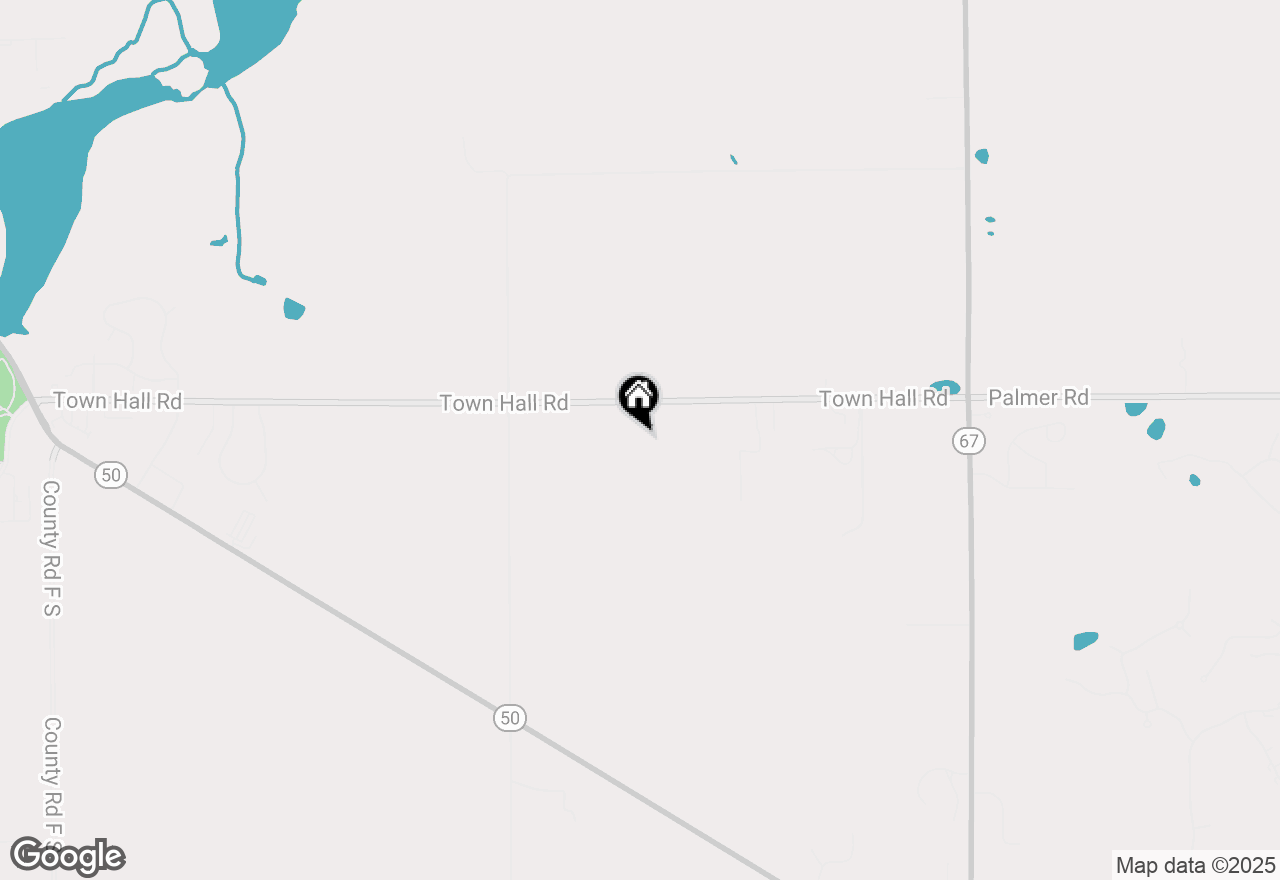 Map of 5180 Town Hall Rd, Delavan, WI 53115