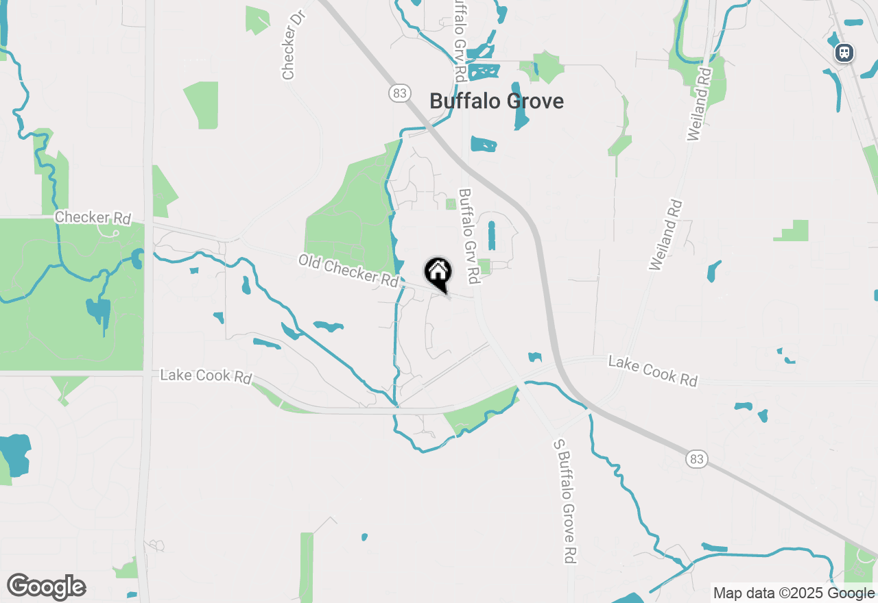 Map of 170 Manchester Drive #207, Buffalo Grove, IL 60089