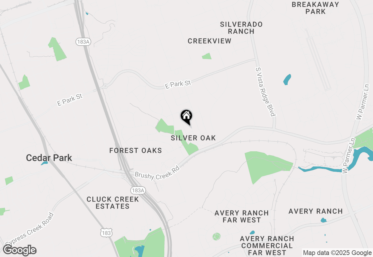 Map of 502 Mandarin Flyway, Cedar Park, TX 78613
