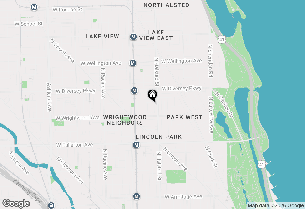 Map of 2653 N Dayton Street #1, Chicago, IL 60614