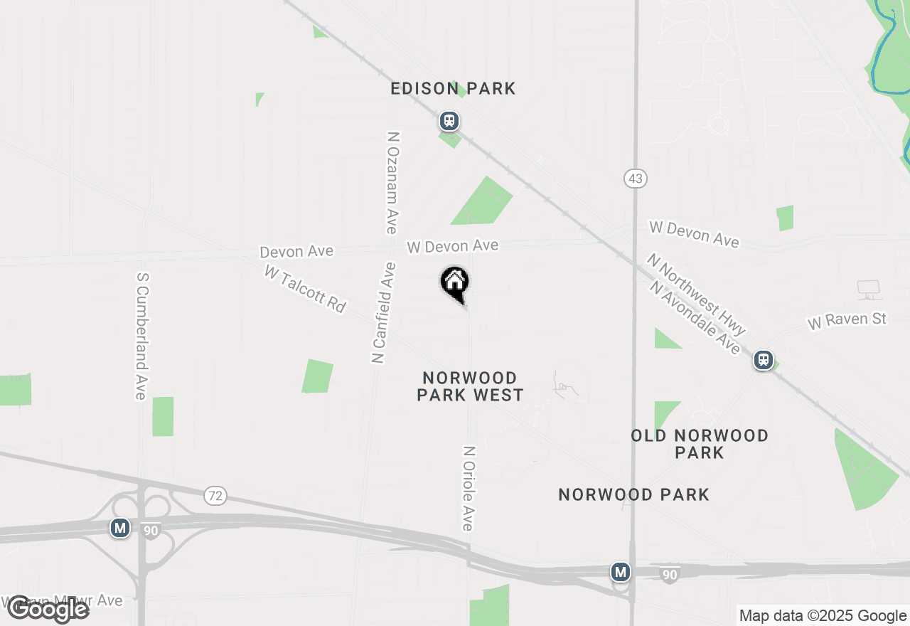 Map of (Address confidential), Chicago, Illinois 60631