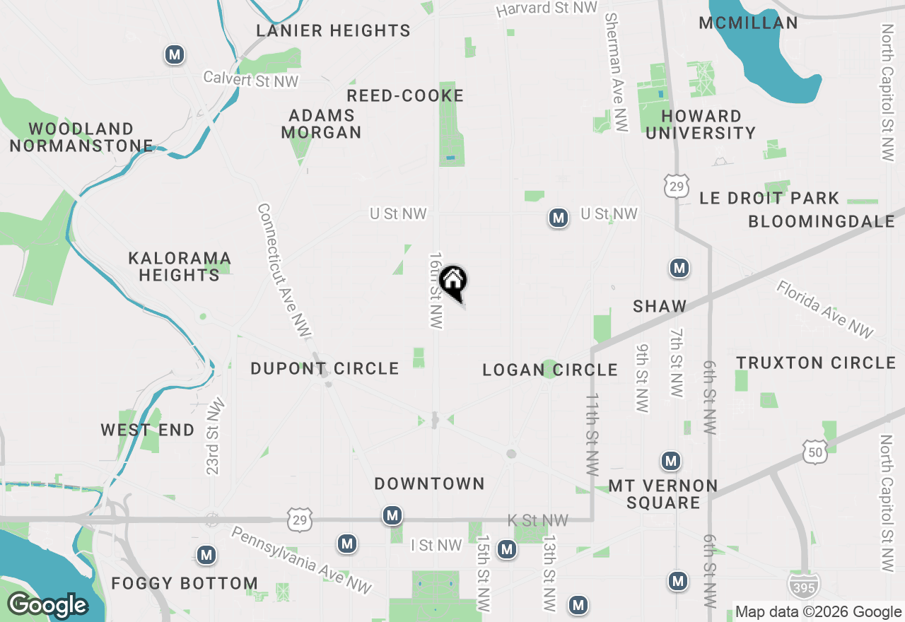 Map of 1516 R Street Nw #2, Washington, DC 20009