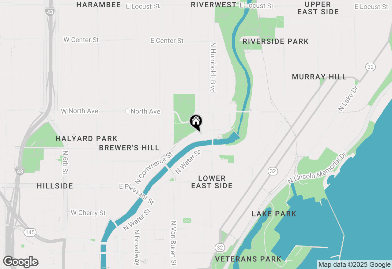 Map of 2011 N Commerce St #2011, Milwaukee, WI 53212