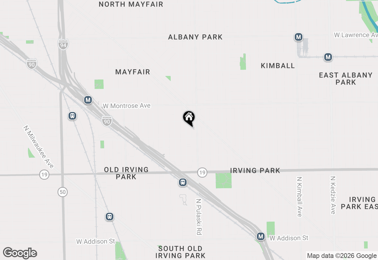 Map of 4229 N Keystone Avenue #1F, Chicago, IL 60641
