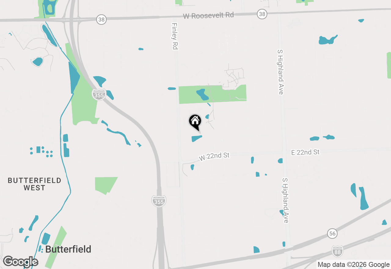 Map of 2015 S Finley Road #1107, Lombard, IL 60148