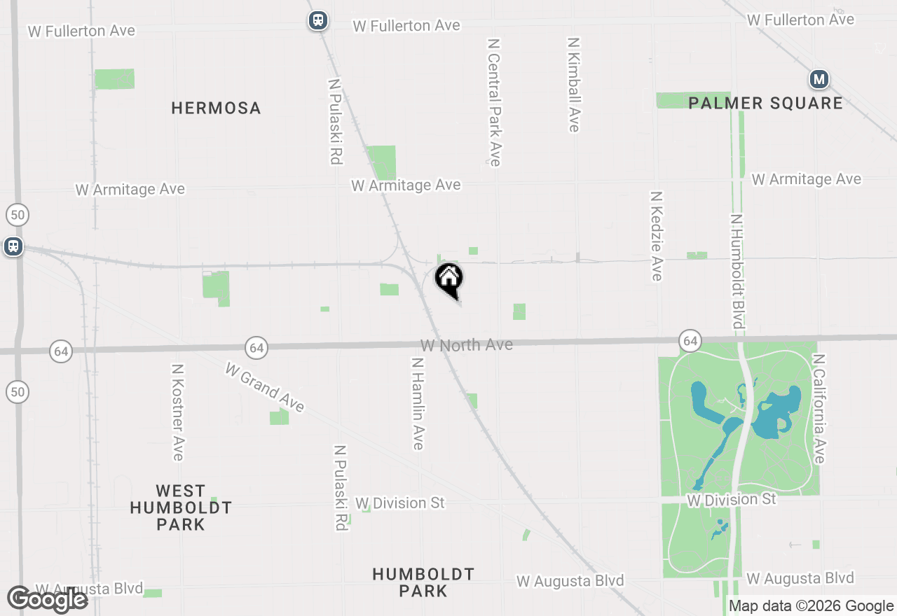 Map of 3713 W Wabansia Avenue, Chicago, IL 60647