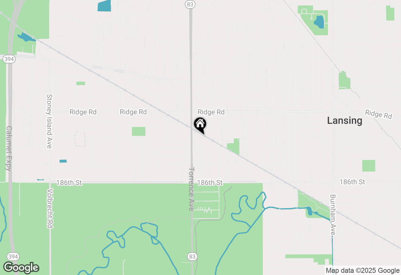 Map of 18340 Glen Oak Avenue #1D, Lansing, IL 60438