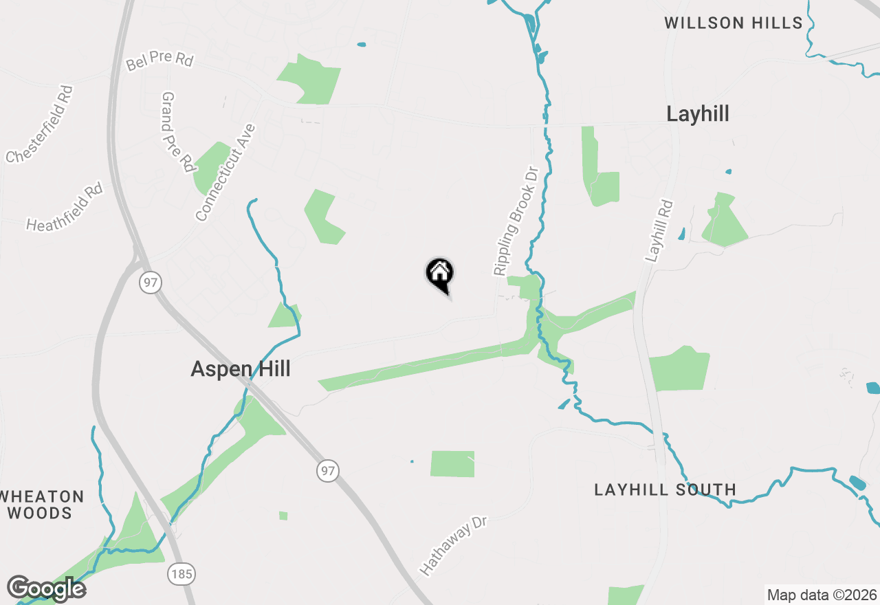 Map of 13805 Bonsal Lane, Silver Spring, MD 20906