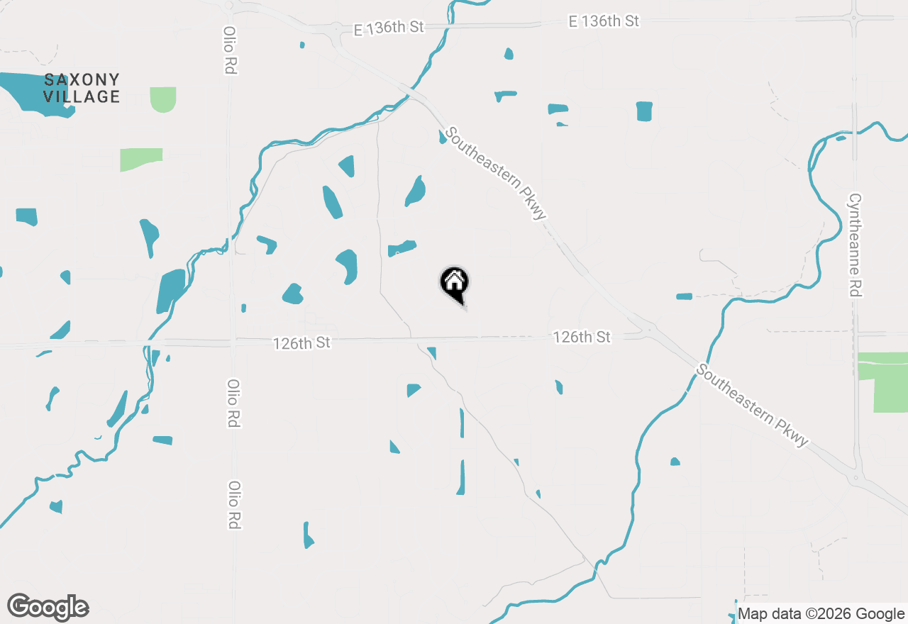 Map of 14475 Milton Road, Fishers, IN 46037