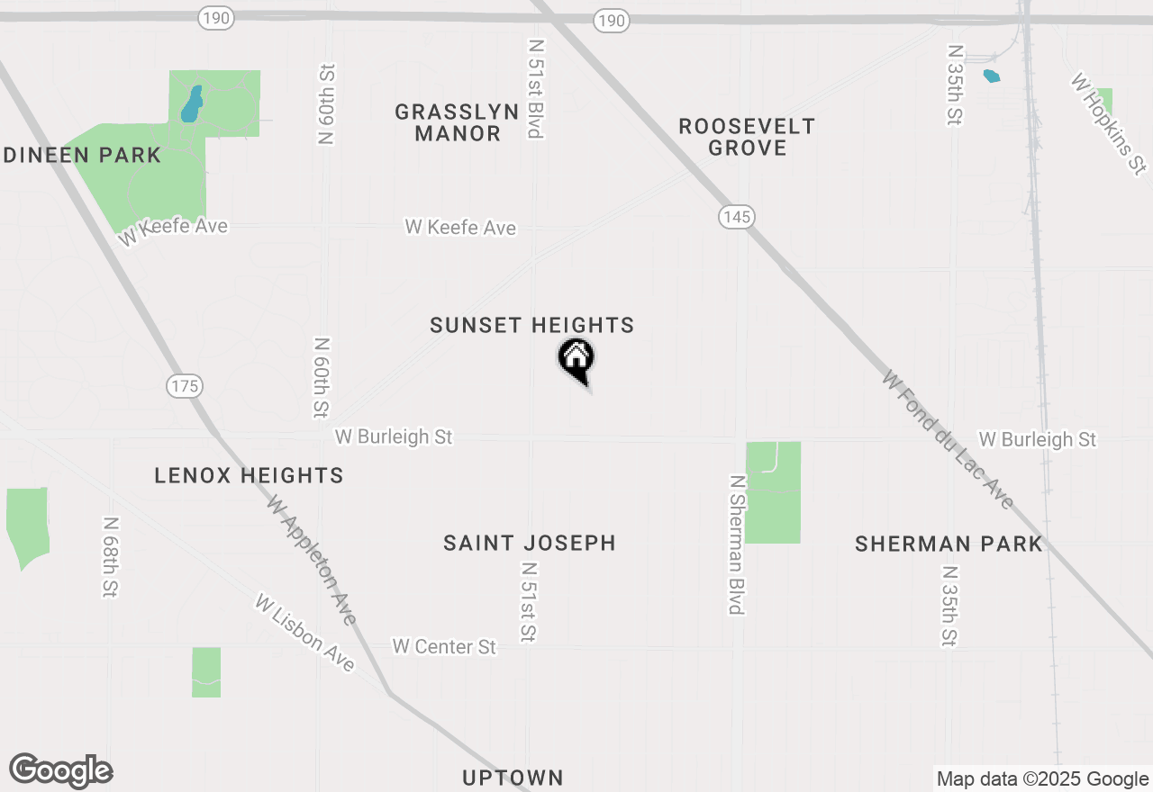 Map of 3167 N 49th St #3169, Milwaukee, WI 53216