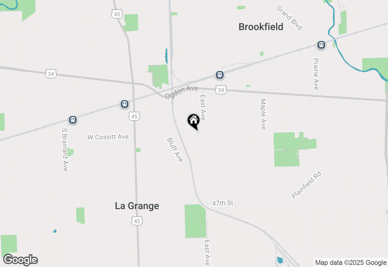 Map of 246 Washington Avenue #2, La Grange, IL 60525