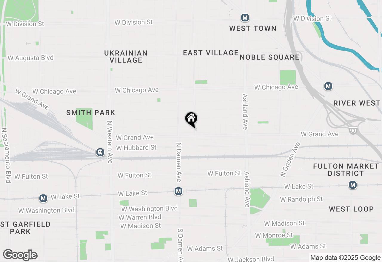 Map of 1913 W Race Avenue, Chicago, IL 60622