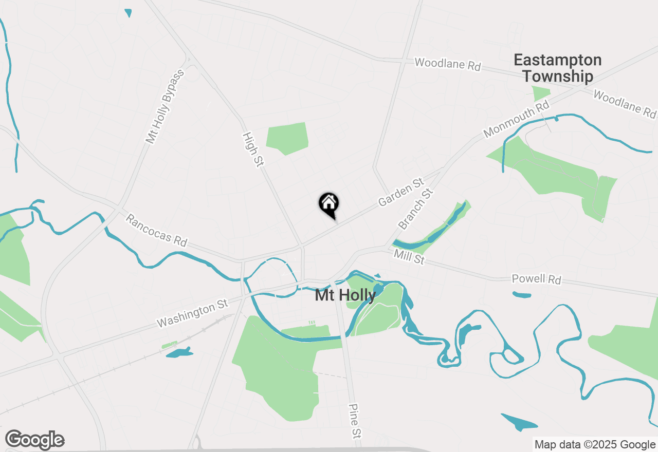 Map of 101 Garden Street, Mount Holly, NJ 08060