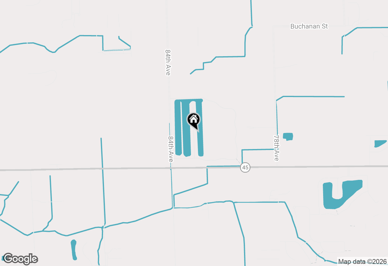 Map of 11287 Wake Drive, Allendale, MI 49401
