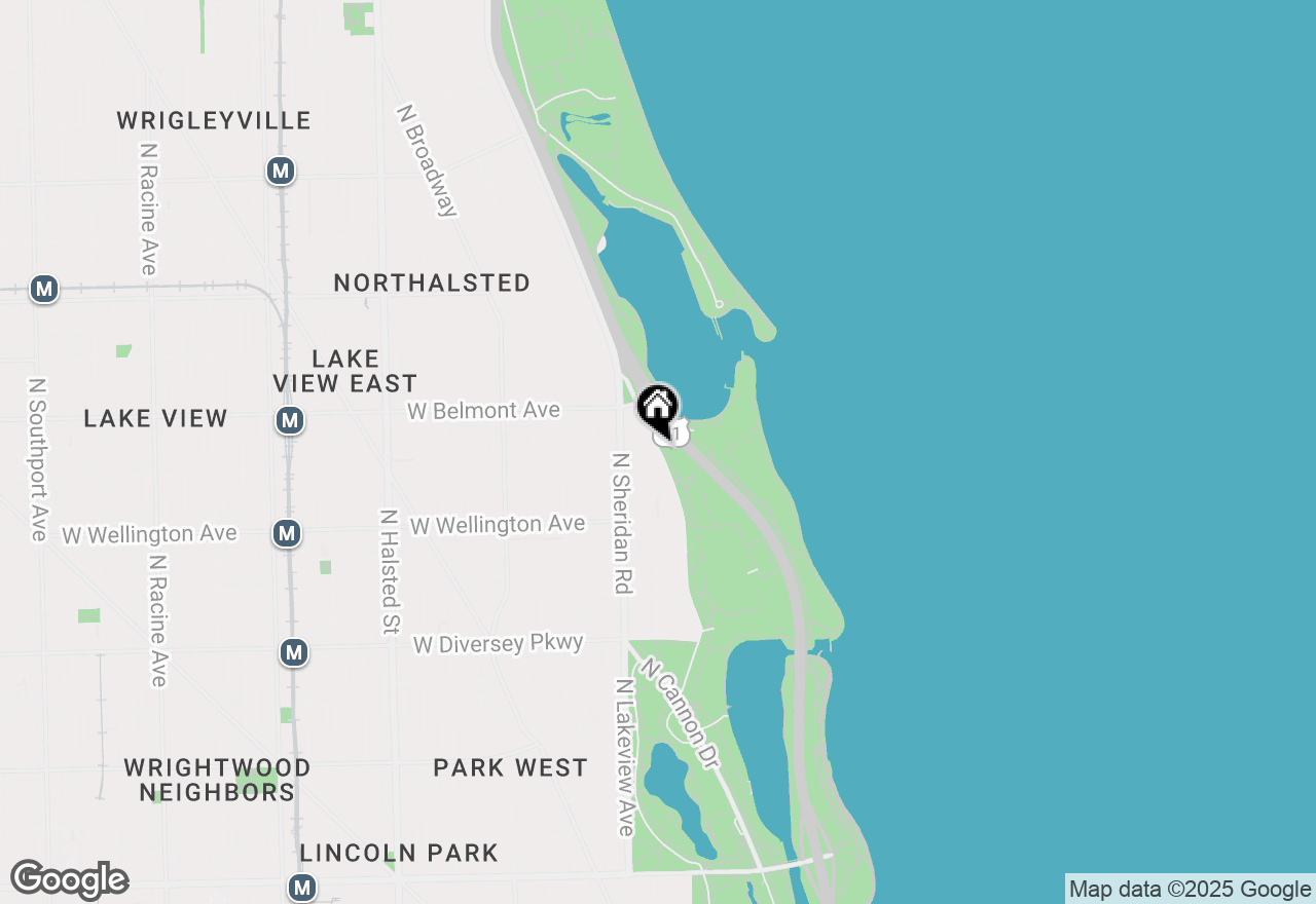 Map of 3130 N Lake Shore Drive #1003, Chicago, IL 60657