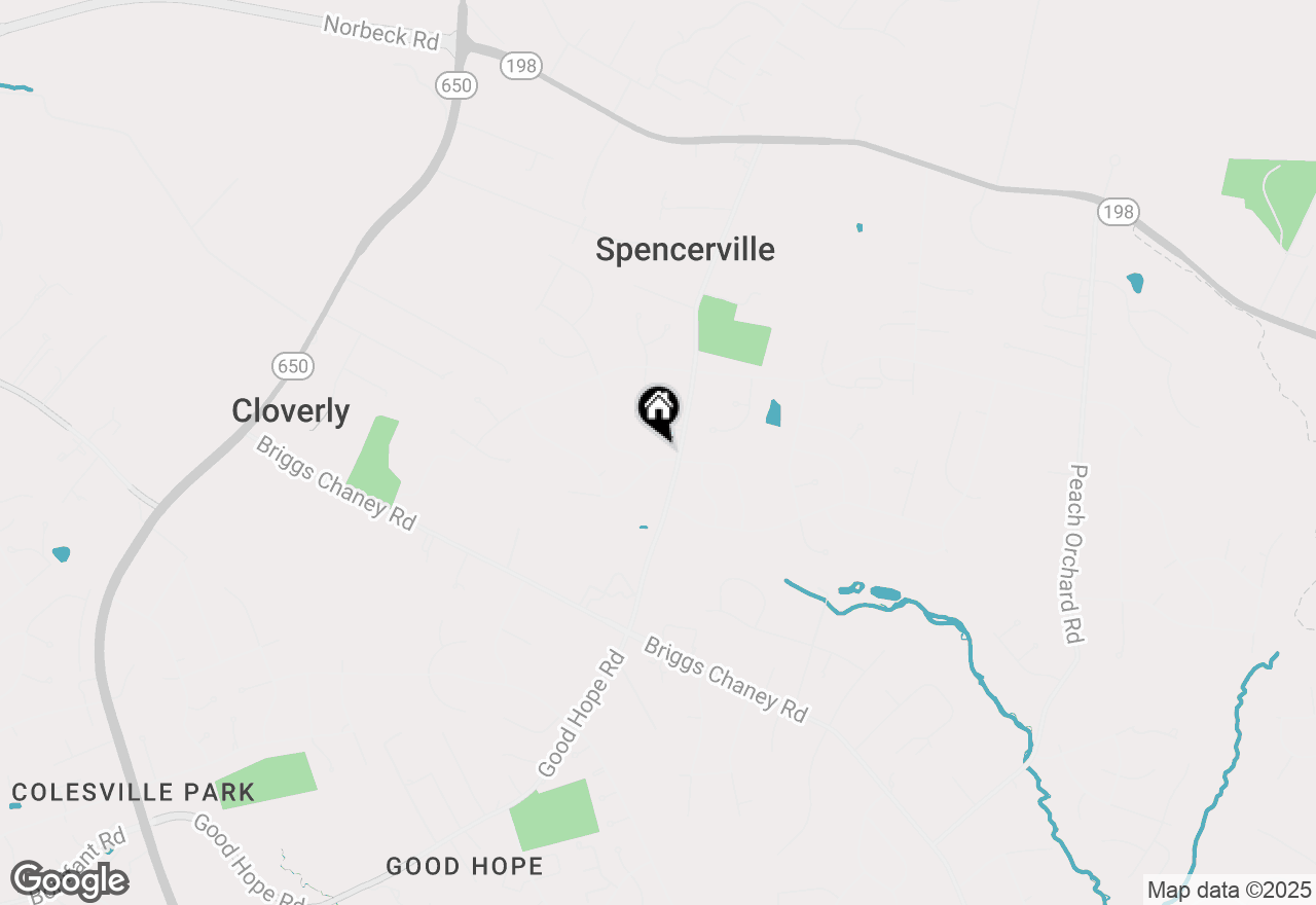 Map of 1504 Colesberg Street, Silver Spring, MD 20905