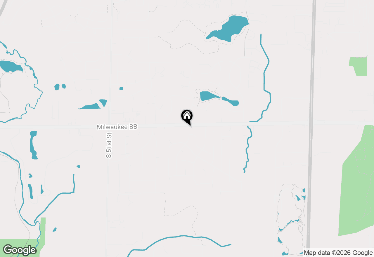 Map of 7101 S Countryside Dr, Franklin, WI 53132