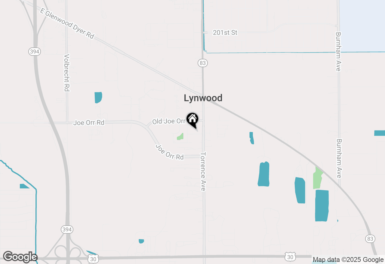 Map of 2316 E 207th Street, Lynwood, IL 60411