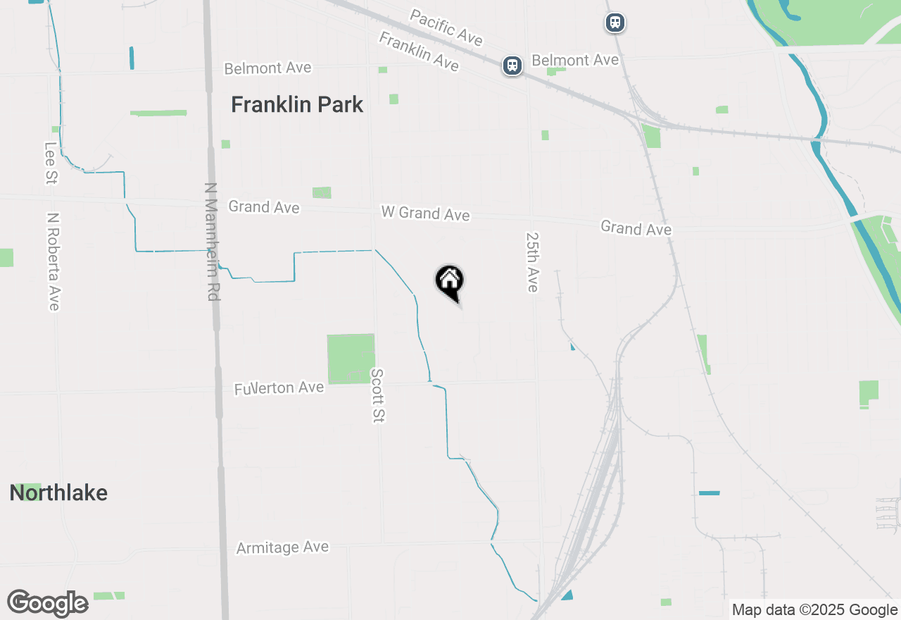 Map of 2543 Elder Lane, Franklin Park, IL 60131