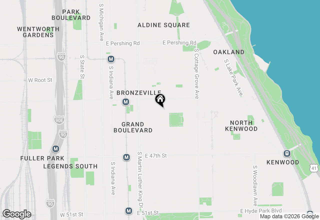 Map of 4346 S Forrestville Avenue, Chicago, IL 60653