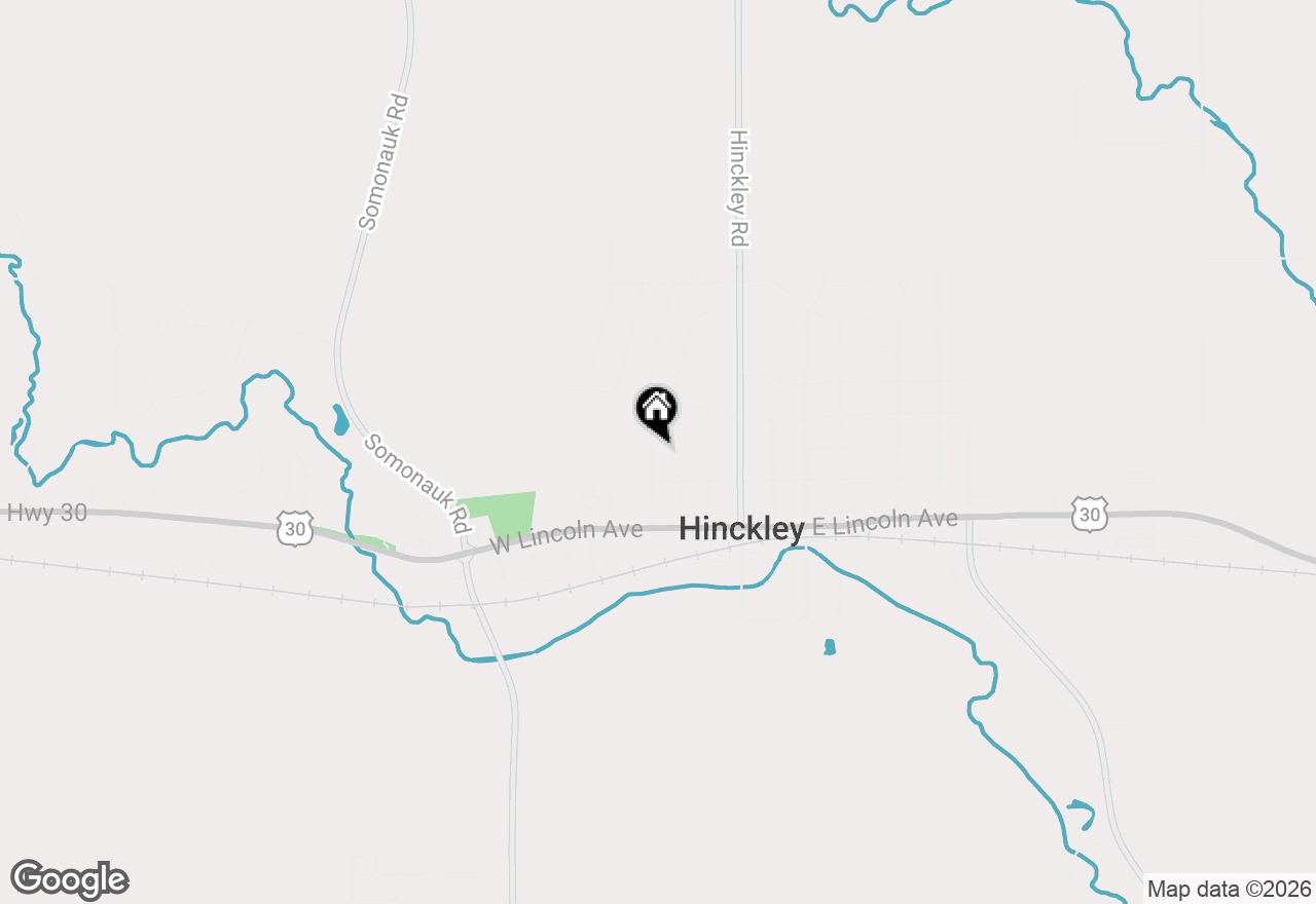 Map of 250 N View Street, Hinckley, IL 60520
