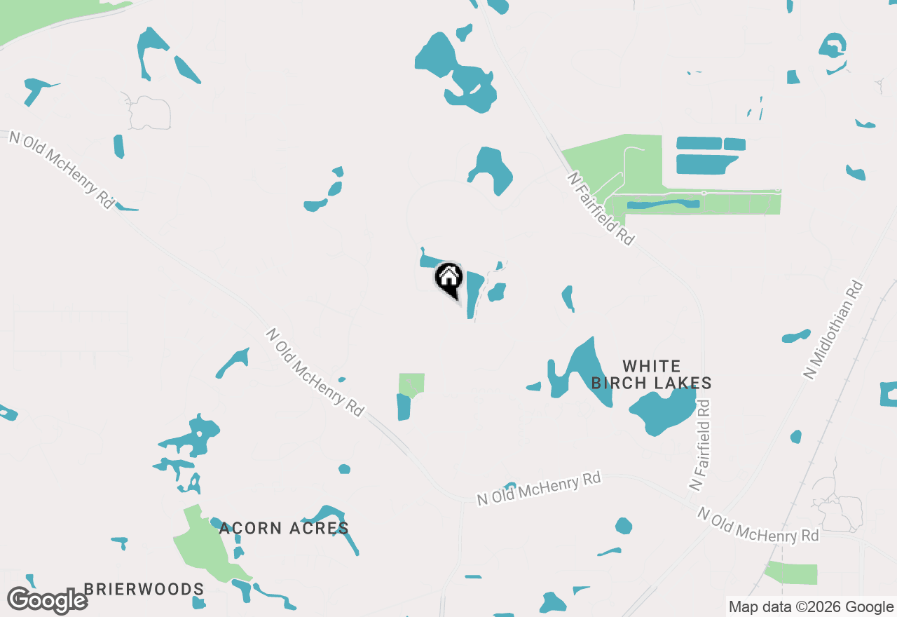 Map of 54 Gentry Drive, Hawthorn Woods, IL 60047