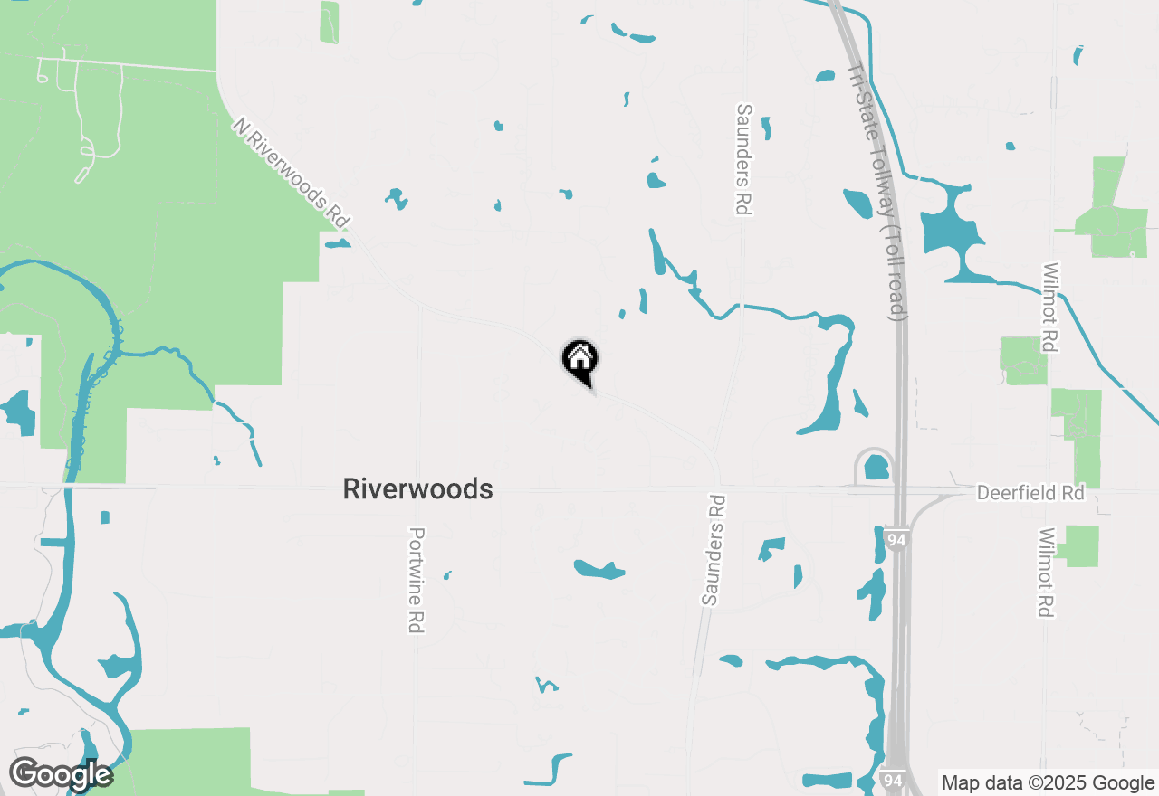 Map of 2419 Riverwoods Road, Riverwoods, IL 60015
