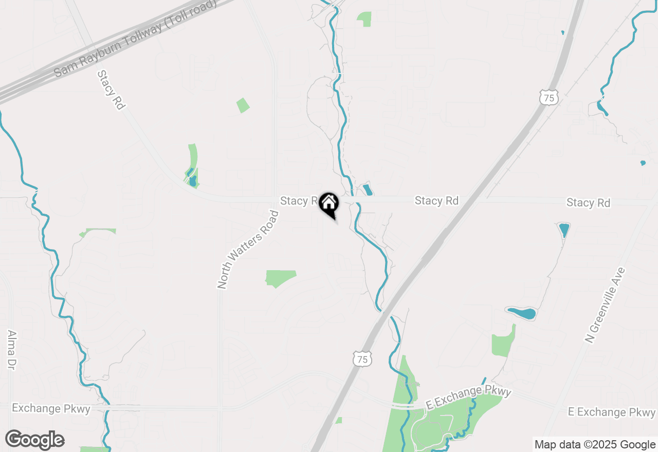 Map of 1937 Monterrey Street, Allen, TX 75013