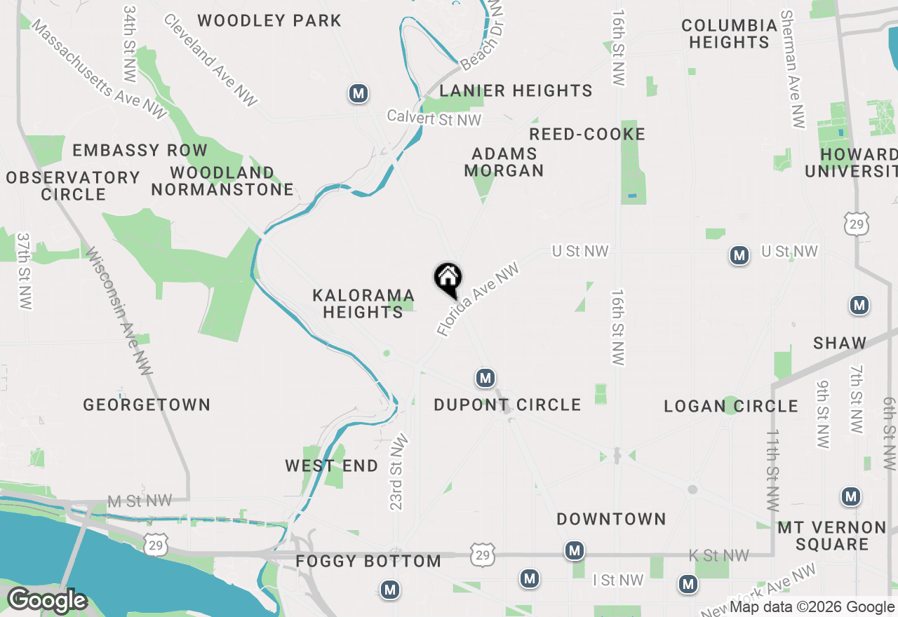 Map of 2107 S Street Nw #A, Washington, DC 20008