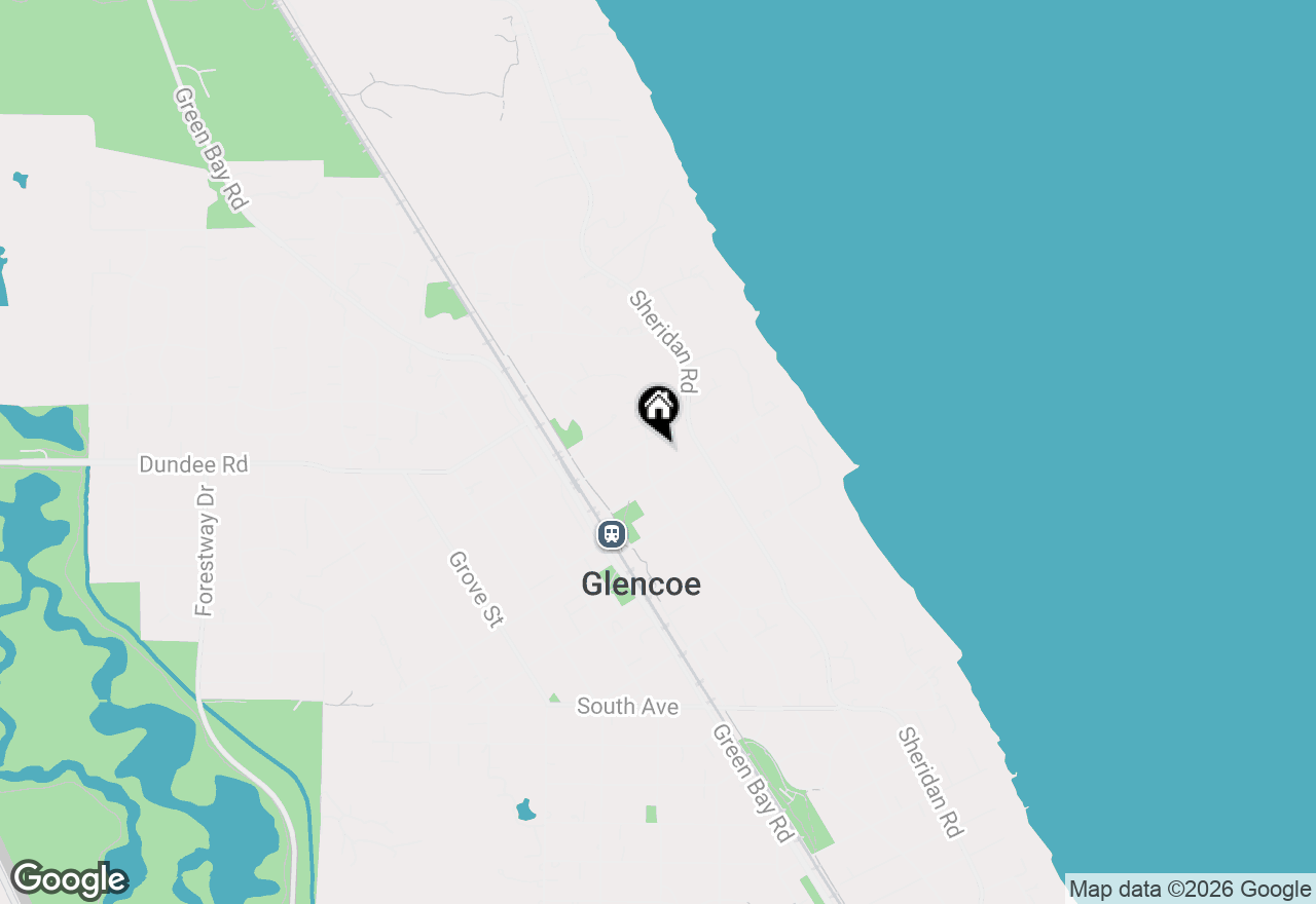 Map of 777 Greenleaf Avenue, Glencoe, IL 60022