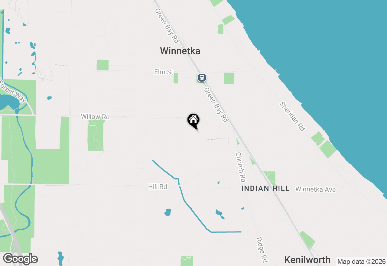 Map of 785 Mount Pleasant Street, Winnetka, IL 60093