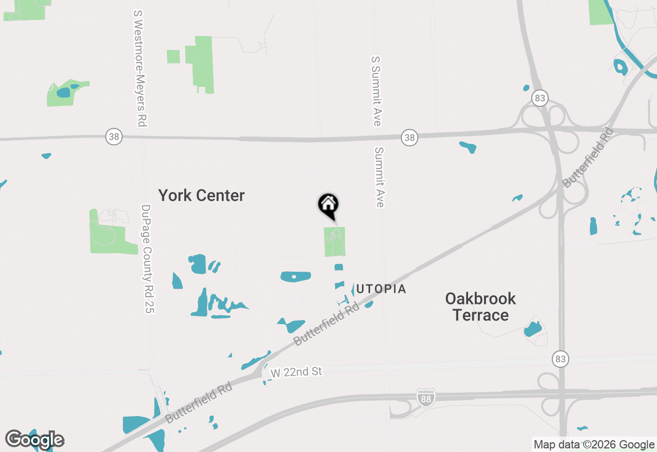 Map of 1S269 Ardmore Avenue, Villa Park, IL 60181