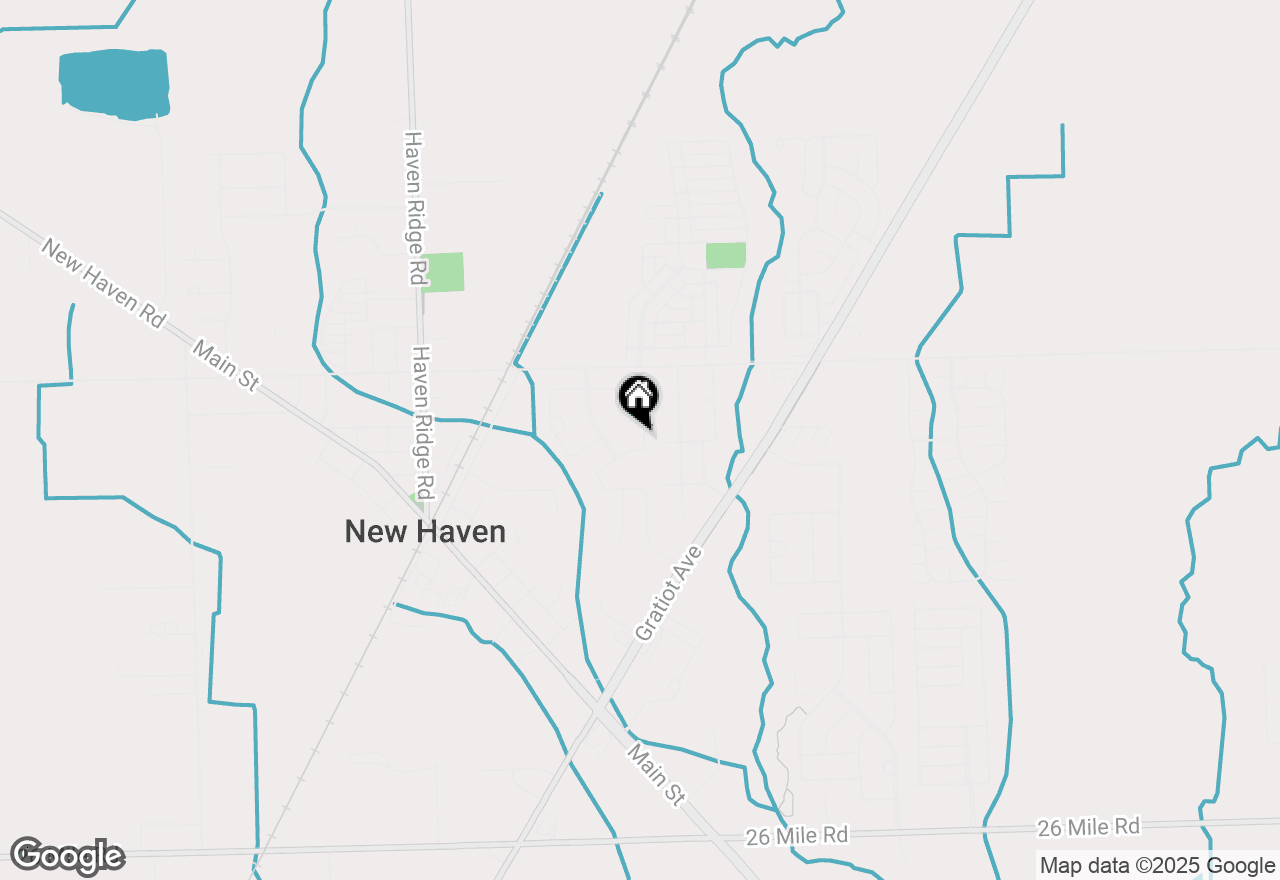 Map of 58707 Virginia Circle, New Haven, MI 48048