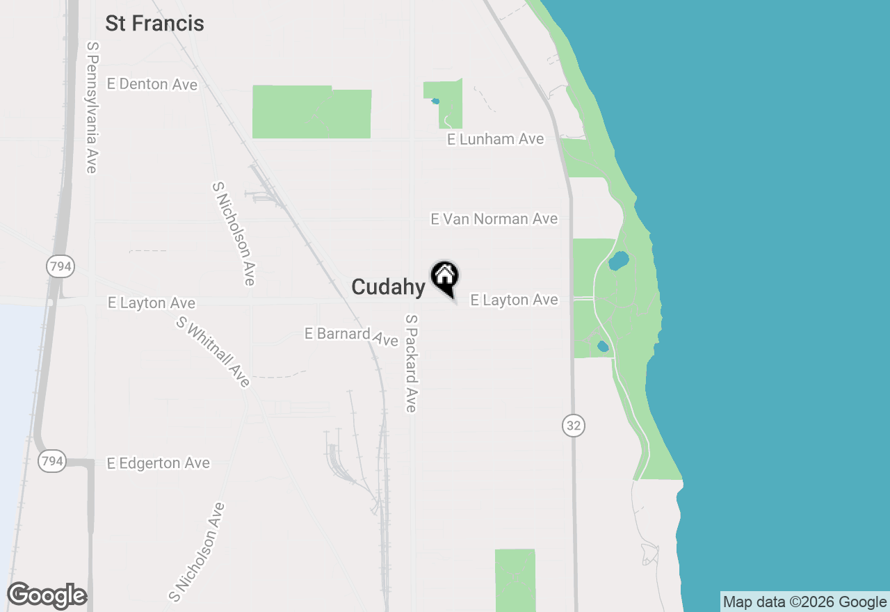 Map of 3667 E Layton Ave #3667A, Cudahy, WI 53110