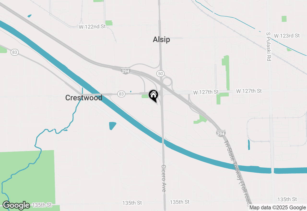 Map of 12741 S Lacrosse Avenue #3A, Alsip, IL 60803