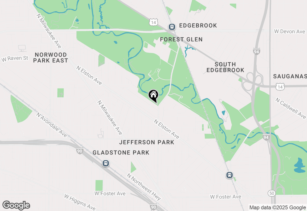 Map of 5722 N Leonard Avenue, Chicago, IL 60646