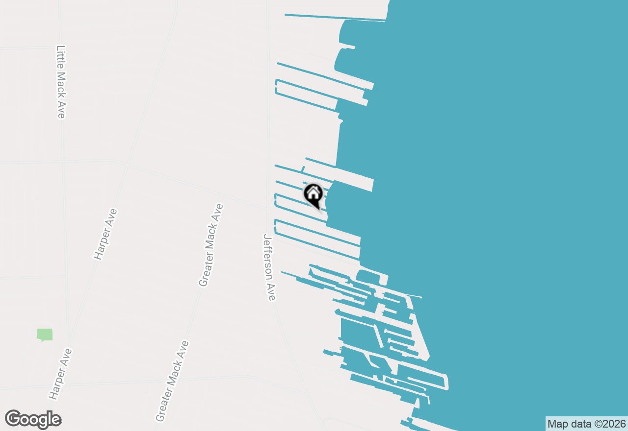 Map of 22502 Beach Street, St Clair Shores, MI 48081